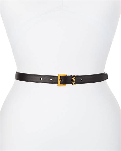 SAINT LAURENT Leather belt 